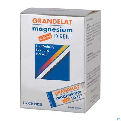 Magnesium Grandelat Direkt 400mg Briefchen Nr.3039 40st, A-Nr.: 3093663 - 02
