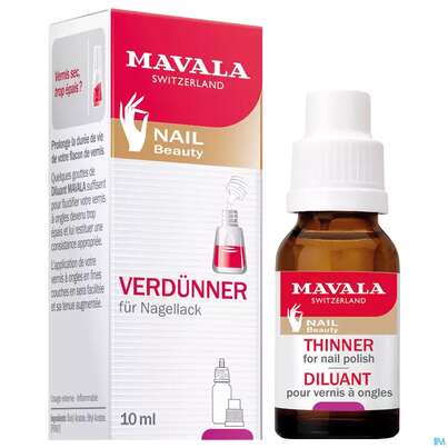 Sie sehen eine Packung Mavala Nagellack Verduenner 10ml, Produktbild: 02 Mavala Nagellack Verduenner 10ml, A-Nr.: 3012096 - 02