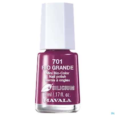 Sie sehen eine Packung Mavala Nagellacke Bio +si 701 Rio Grande 5ml, Produktbild: 02 Mavala Nagellacke Bio +si 701 Rio Grande 5ml, A-Nr.: 5743438 - 02