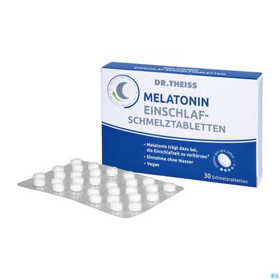 Melatonin Einschlaf-schmelztabl Dr.theiss 1pk, A-Nr.: 5451173 - 04