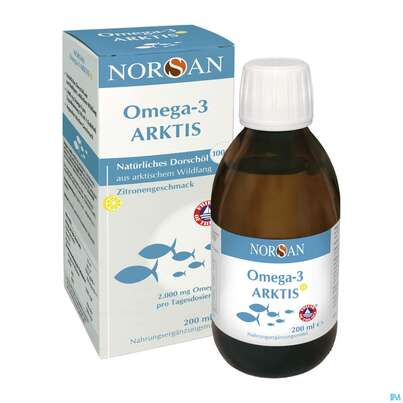 Omega -3 Norsan Oel/arktis +vitamin D3 200ml, A-Nr.: 5440755 - 01