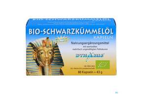 Schwarzkuemmeloel Kapseln 500mg Aegypt Bio +e 60st, A-Nr.: 1784423 - 01