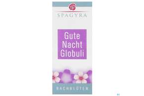 Sie sehen eine Packung Spagyra Globuli Dr.bach Gute Nacht 10g, Produktbild: 01 Spagyra Globuli Dr.bach Gute Nacht 10g, A-Nr.: 3994917 - 01