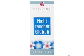 Sie sehen eine Packung Spagyra Globuli Dr.bach Nichtraucher 10g, Produktbild: 01 Spagyra Globuli Dr.bach Nichtraucher 10g, A-Nr.: 4089706 - 01