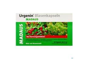 Sie sehen eine Packung Urgenin Blasen Kapseln 60st, Produktbild: 01 Urgenin Blasen Kapseln 60st, A-Nr.: 4062647 - 01