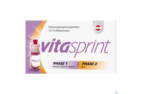 Sie sehen eine Packung Vitasprint Trinkflaeschchen 10st, Produktbild: 01 Vitasprint Trinkflaeschchen 10st, A-Nr.: 4175972 - 01
