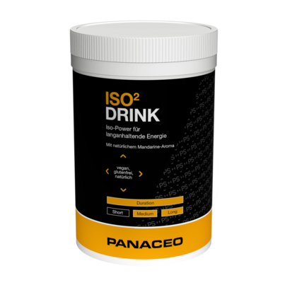 Sie sehen eine Packung PANACEO ISO² DRINK 400G, Produktbild: 01 PANACEO ISO² DRINK 400G, A-Nr.: 5968143 - 01