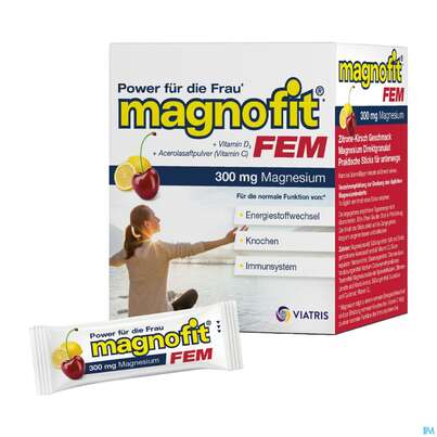 Magnofit Fem 300mg Stick 30st, A-Nr.: 5833503 - 01