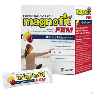 Magnofit Fem 300mg Stick 30st, A-Nr.: 5833503 - 02