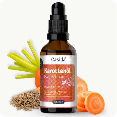 Sie sehen eine Packung Karotten Öl, Produktbild: 01 Karotten Öl, A-Nr.: 5807523 - 01