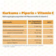 R(h)ein Nutrition Kurkuma 95 % Curcumin + Piperin + Vitamin C Kapseln, A-Nr.: 5987175 - 08