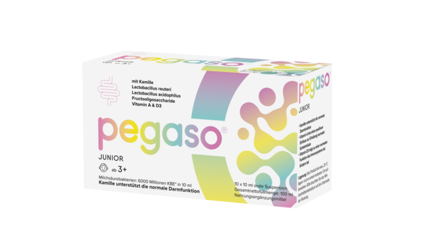 Sie sehen eine Packung pegaso® Junior Trinkfläschchen, Produktbild: 02 pegaso® Junior Trinkfläschchen, A-Nr.: 5921489 - 02