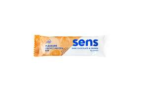 SENS Pleasure Proteinriegel mit Grillenmehl - Dunkle Schokolade &amp;amp; Orange, A-Nr.: 5948620 - 01