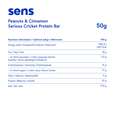SENS Serious Proteinriegel mit Grillenmehl - Erdnuss &amp; Zimt, A-Nr.: 5948666 - 04