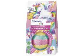 tetesept Kids Regenbogen Ponys Sprudelball 175g, A-Nr.: 5664928 - 01