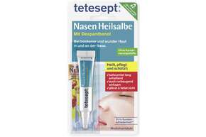 Sie sehen eine Packung tetesept Nasen Heilsalbe 5g, Produktbild: 01 tetesept Nasen Heilsalbe 5g, A-Nr.: 4181955 - 01