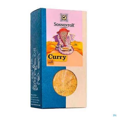 Sie sehen eine Packung Sonnentor Bio Curry Suess 50g, Produktbild: 04 Sonnentor Bio Curry Suess 50g, A-Nr.: 5227961 - 04