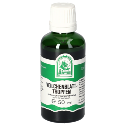 Sie sehen eine Packung VEILCHENBLATT TROPFEN 50 ML, Produktbild: 01 VEILCHENBLATT TROPFEN 50 ML, A-Nr.: 4485075 - 01