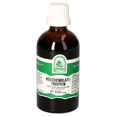 Sie sehen eine Packung VEILCHENBLATT TROPFEN 100 ML, Produktbild: 01 VEILCHENBLATT TROPFEN 100 ML, A-Nr.: 4485081 - 01