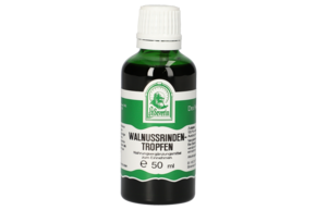 Sie sehen eine Packung WALNUSSRINDEN TROPFEN 50 ML, Produktbild: 01 WALNUSSRINDEN TROPFEN 50 ML, A-Nr.: 4377084 - 01