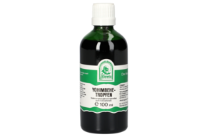 Sie sehen eine Packung YOHIMBEHE TROPFEN 100 ML, Produktbild: 01 YOHIMBEHE TROPFEN 100 ML, A-Nr.: 5471833 - 01