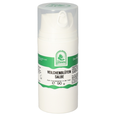 Sie sehen eine Packung VEILCHENBLUETEN SALBE 90 G, Produktbild: 01 VEILCHENBLUETEN SALBE 90 G, A-Nr.: 5725943 - 01