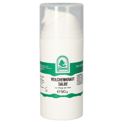 Sie sehen eine Packung VEILCHENKRAUT SALBE 90 G, Produktbild: 01 VEILCHENKRAUT SALBE 90 G, A-Nr.: 5954595 - 01