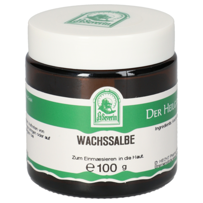 Sie sehen eine Packung WACHSSALBE 100 G, Produktbild: 01 WACHSSALBE 100 G, A-Nr.: 5711415 - 01