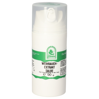 Sie sehen eine Packung WEIHRAUCHEXTRAKT SALBE 90 G, Produktbild: 01 WEIHRAUCHEXTRAKT SALBE 90 G, A-Nr.: 5719368 - 01