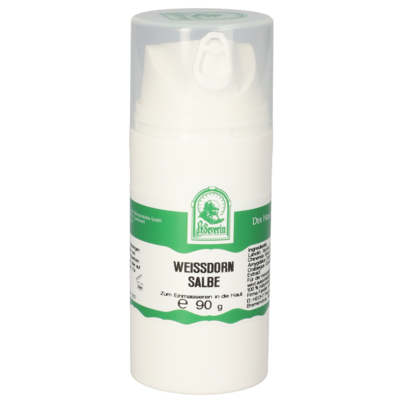 Sie sehen eine Packung WEISSDORN SALBE 90 G, Produktbild: 01 WEISSDORN SALBE 90 G, A-Nr.: 5719434 - 01