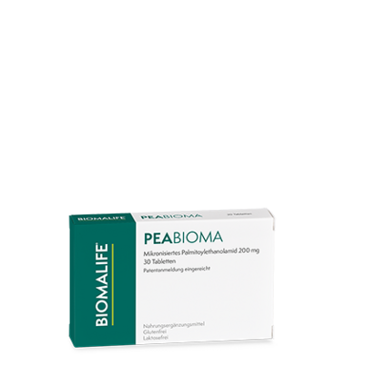 Sie sehen eine Packung PEA-Bioma Biomalife 30 Tbl., Produktbild: 01 PEA-Bioma Biomalife 30 Tbl., A-Nr.: 8029227 - 01