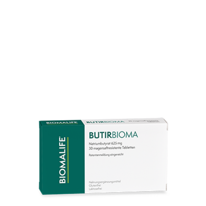 Sie sehen eine Packung Butir-Bioma Biomalife 30 Tbl., Produktbild: 01 Butir-Bioma Biomalife 30 Tbl., A-Nr.: 8029227 - 01