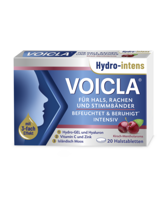 VOICLA® Hydro-intens Halstabletten Kirsch-Menthol, A-Nr.: 5940216 - 01