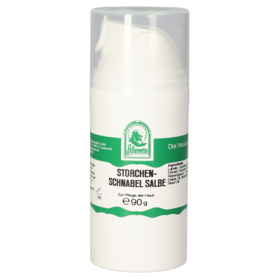 Sie sehen eine Packung STORCHENSCHNABEL SALBE 90 G, Produktbild: 01 STORCHENSCHNABEL SALBE 90 G, A-Nr.: 5727451 - 01
