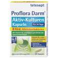 Sie sehen eine Packung tetesept Proflora Darm Milchsäurekulturen 8Mrd Kap 24 St., Produktbild: 01 tetesept Proflora Darm Milchsäurekulturen 8Mrd Kap 24 St., A-Nr.: 5849496 - 01