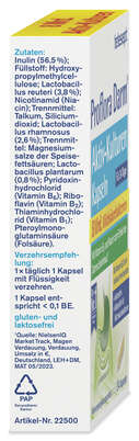 Sie sehen eine Packung tetesept Proflora Darm Milchsäurekulturen 8Mrd Kap 24 St., Produktbild: 02 tetesept Proflora Darm Milchsäurekulturen 8Mrd Kap 24 St., A-Nr.: 5849496 - 02