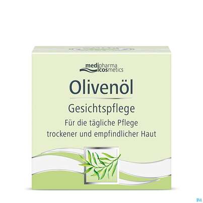 Sie sehen eine Packung Oliven Oel Dr.theiss Gesichtscreme 50ml, Produktbild: 03 Oliven Oel Dr.theiss Gesichtscreme 50ml, A-Nr.: 2664738 - 03