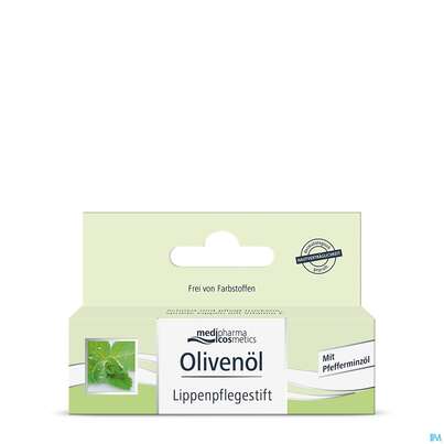 Sie sehen eine Packung Oliven Oel Dr.theiss Lippen Pflegestift 4,8g, Produktbild: 02 Oliven Oel Dr.theiss Lippen Pflegestift 4,8g, A-Nr.: 3090653 - 02
