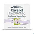 Sie sehen eine Packung Oliven -mandelmilch Tagespflege Straffende 50ml, Produktbild: 02 Oliven -mandelmilch Tagespflege Straffende 50ml, A-Nr.: 3620045 - 02
