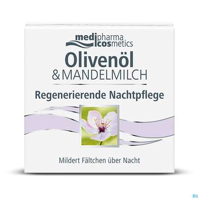Oliven -mandelmilch Nachtpflege Regenerierende 50ml, A-Nr.: 3620039 - 02