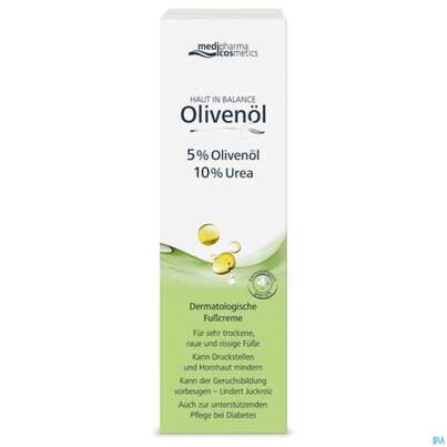 Sie sehen eine Packung Oliven Oel Dr.theiss Haut In Balance Fusscreme 10% Urea 100ml, Produktbild: 02 Oliven Oel Dr.theiss Haut In Balance Fusscreme 10% Urea 100ml, A-Nr.: 3386595 - 02