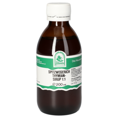 SPITZWEGERICH-THYMIAN 1:1 SIRUP 200 ML, A-Nr.: 4394906 - 01