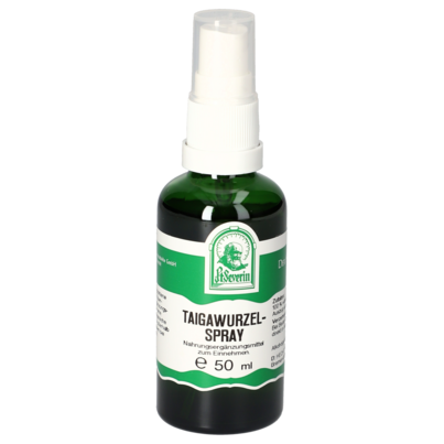 Sie sehen eine Packung TAIGAWURZEL SPRAY 50 ML, Produktbild: 01 TAIGAWURZEL SPRAY 50 ML, A-Nr.: 4445006 - 01