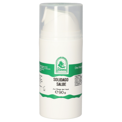 Sie sehen eine Packung SOLIDAGO SALBE 90 G, Produktbild: 01 SOLIDAGO SALBE 90 G, A-Nr.: 5718624 - 01