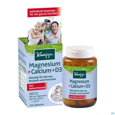 Magnesium +calcium Tabl Kneipp 150st, A-Nr.: 2280038 - 05