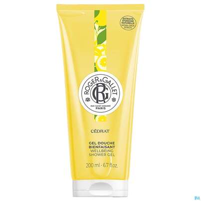 Sie sehen eine Packung Roger&gallet CÉdrat Duschgel 200ml, Produktbild: 05 Roger&gallet CÉdrat Duschgel 200ml, A-Nr.: 5669765 - 05