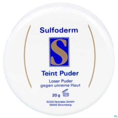 Sulfoderm S Teint Gesichtspuder 20g, A-Nr.: 0645317 - 21