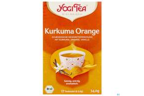 Yogi Tea Bio Kurkuma Orange 17st, A-Nr.: 5750102 - 01