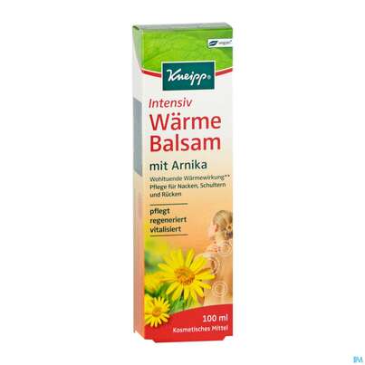 Sie sehen eine Packung Kalt/warm Therapie Kneipp Waermebalsam Arnika 100ml, Produktbild: 03 Kalt/warm Therapie Kneipp Waermebalsam Arnika 100ml, A-Nr.: 3435135 - 03