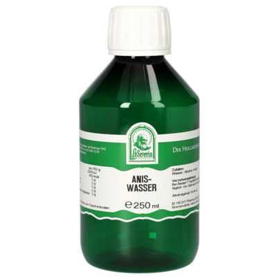Sie sehen eine Packung ANISWASSER 250 ML, Produktbild: 01 ANISWASSER 250 ML, A-Nr.: 5061816 - 01